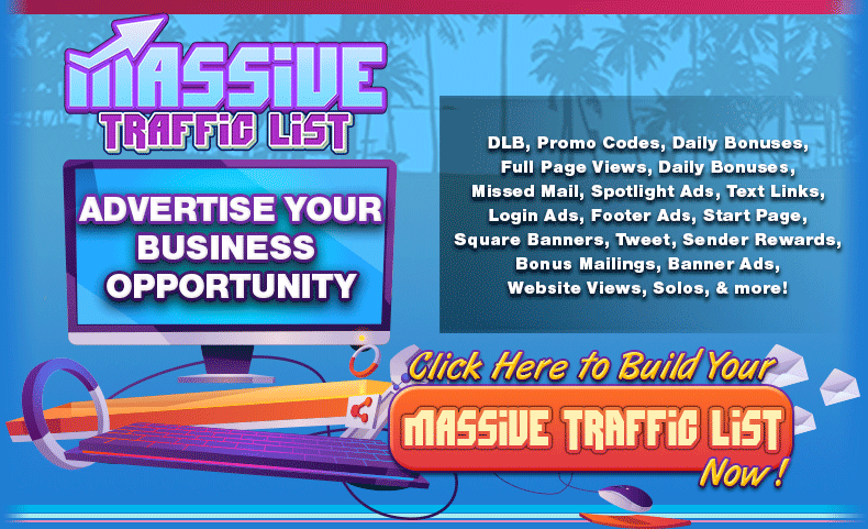 Massive Traffic List Splash Page